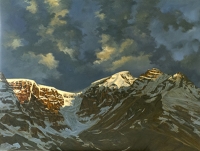 sunrise over the columbia icefields SOLD