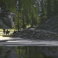 back onto the path