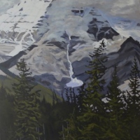 clouds rolling over mount robson