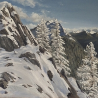 frosted trees - sulphur mountain