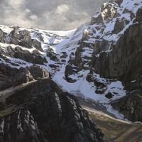 macdonald glacier above lake louise