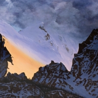 last light on mount biddle