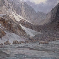 melting off kickoff trail glacier (bugaboos)