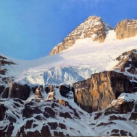morning light on mount magog