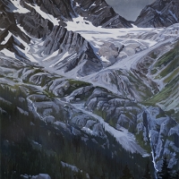 mountain peaks in rogers pass