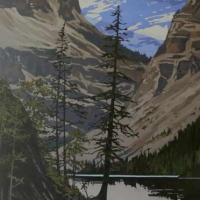 view from kinney lake - mount robson provincial park