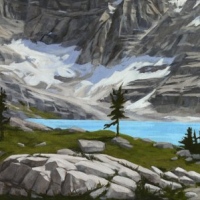 approaching lake macarthur