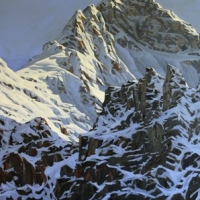 mount biddle seen from opabin plateau