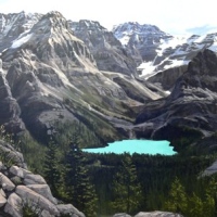 odaray highline trail above lake o'hara